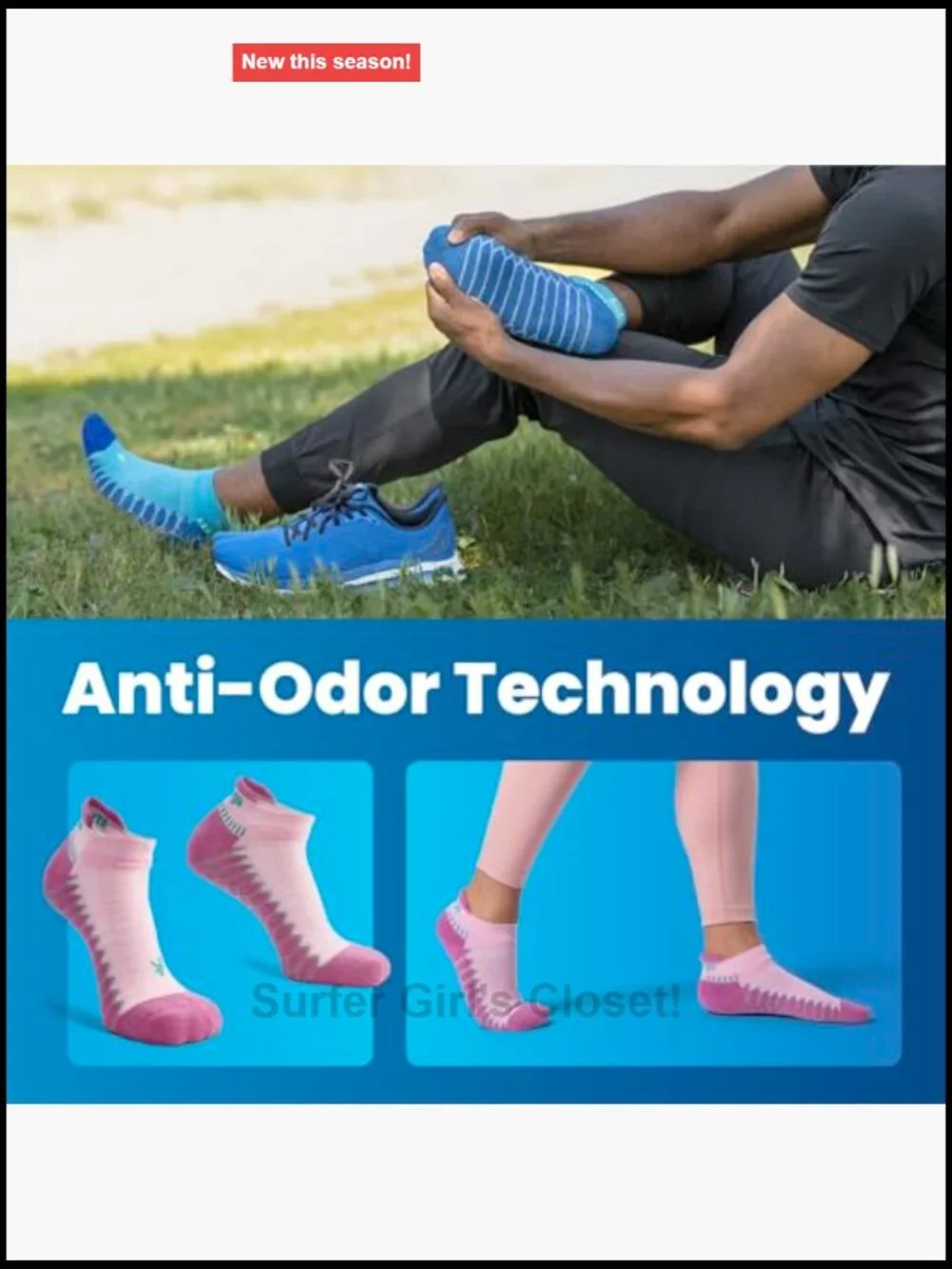 Silver No Show Performance Running Socks with Arch Support